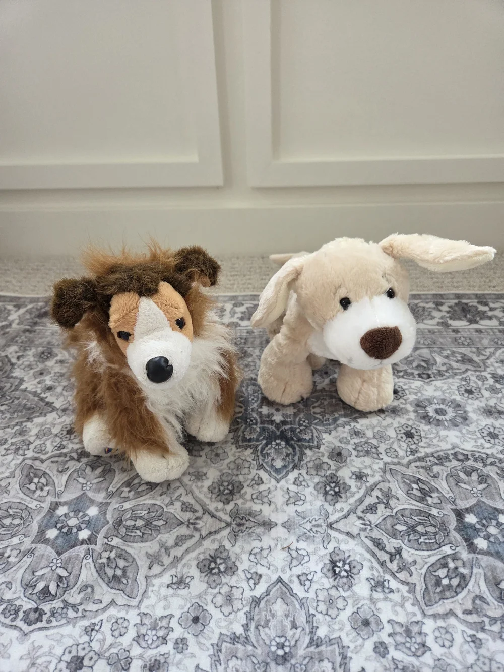 Webkinz Ganz Collie and Golden Retriever Plush Dogs